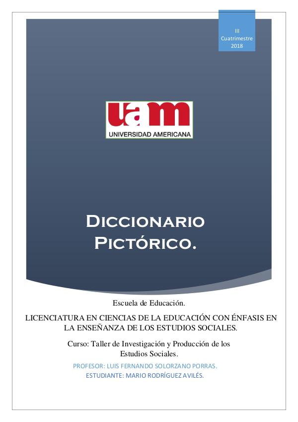 Diccionario Pictórico_Taller de Investigación Diccionario Pictorico