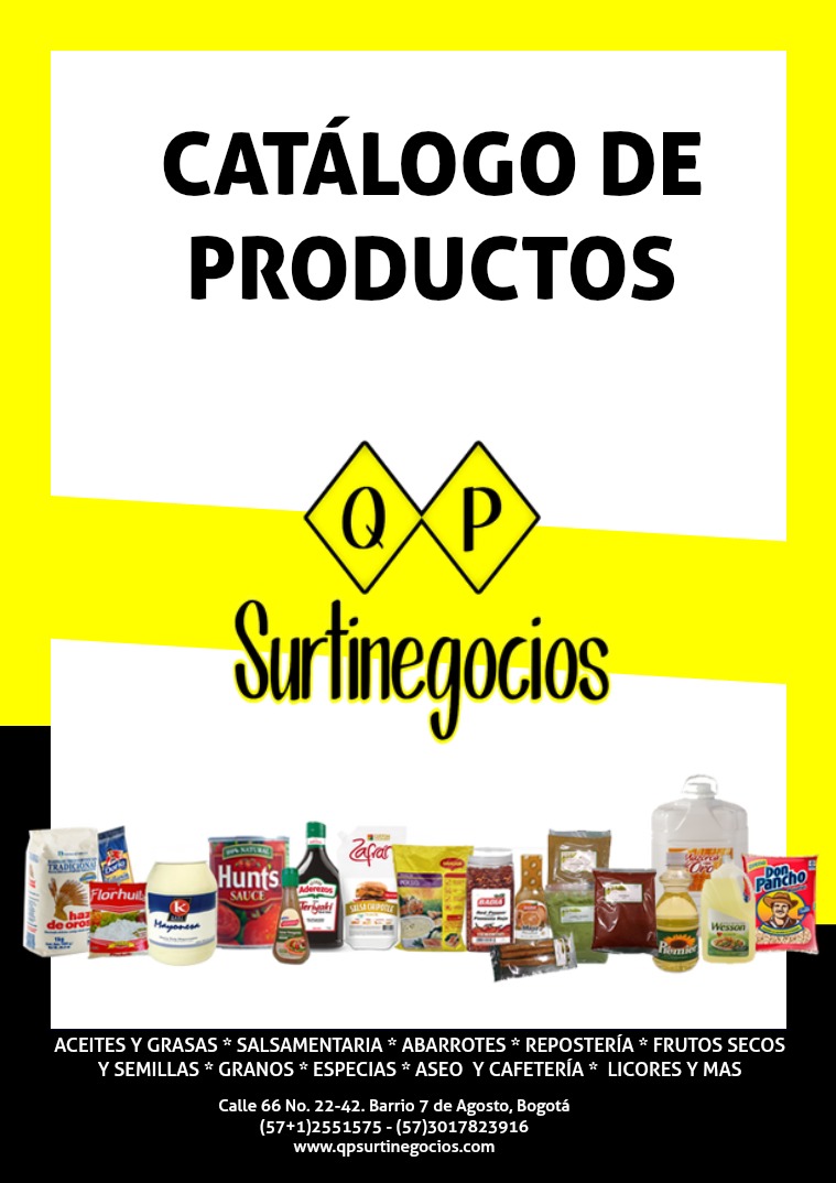 Catálogo QP Surtinegocios Productos de calidad y al mejor precio