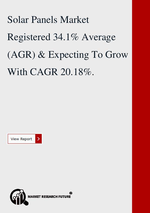 Solar Panels Market Ressearch Report 2018.