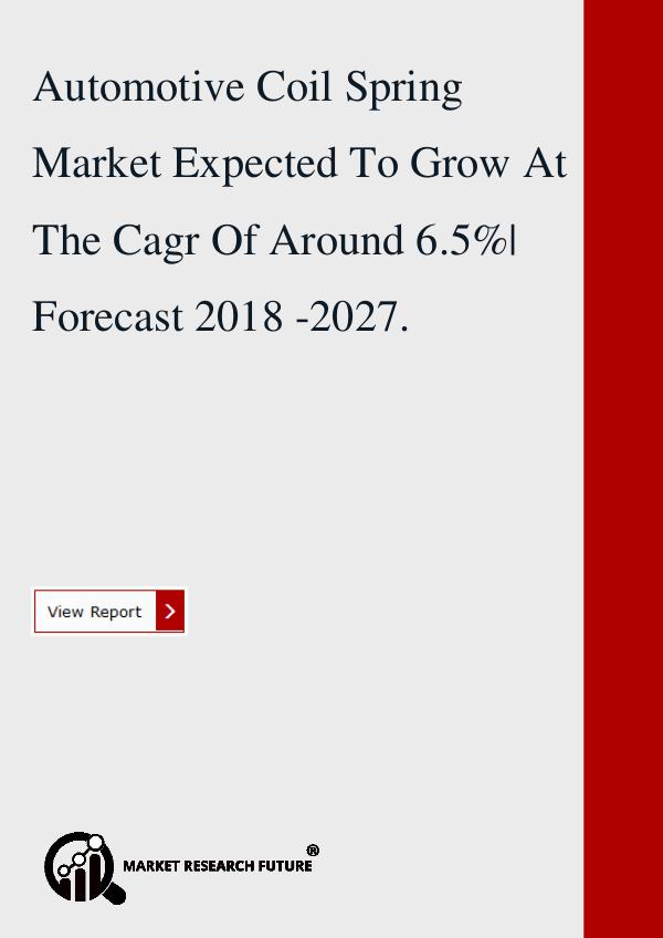 Automotive Coil Spring Market  insight Report.