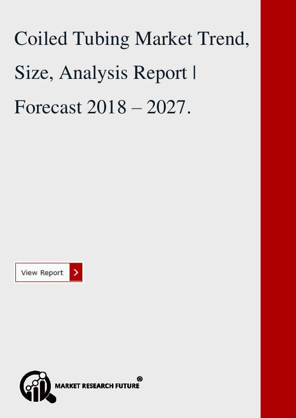 Coiled Tubing Market Trend, Size Analysis Report .