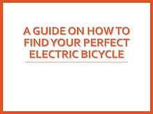 E-bike products and scooters