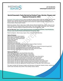 2023 World Pneumatic Tools Market Size Analysis and Industry Trends