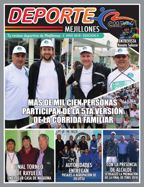 REVISTA DEPORTE MEJILLONES AGOSTO 2018