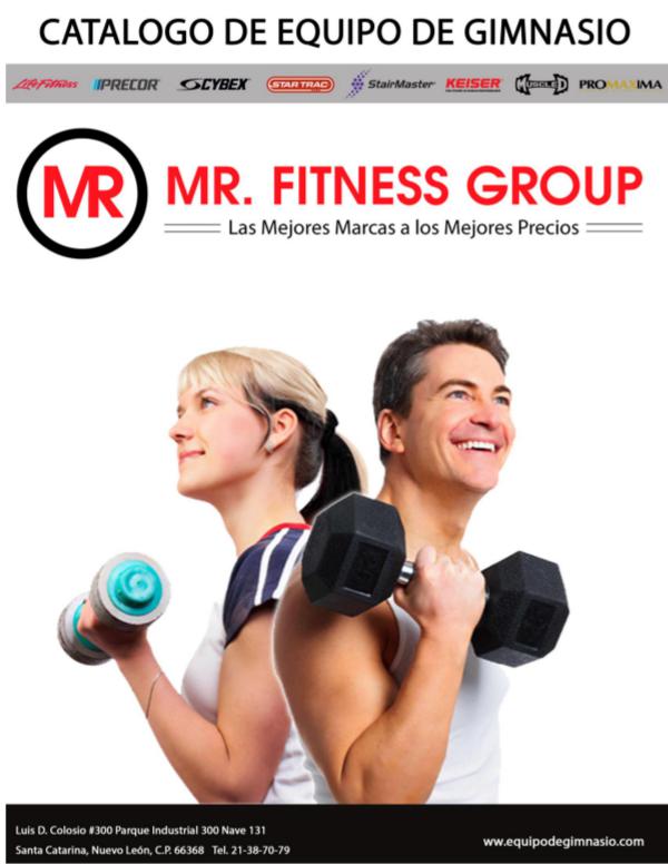 CATALOGO MR FITNESS GROUP 2018 CATALOGO MR