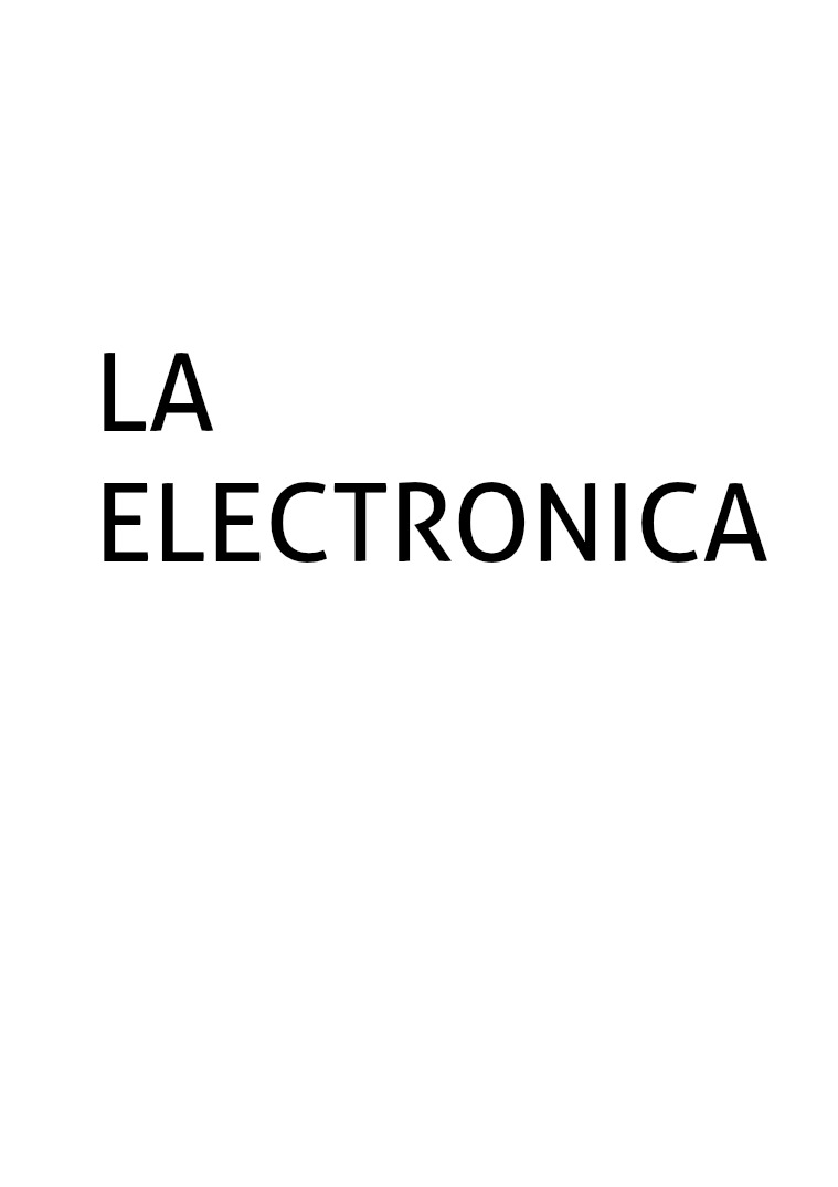 La Electronica VOL 1