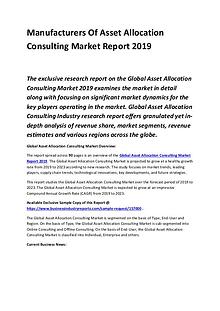 Market Research Reports