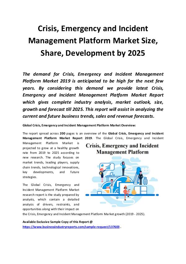 Market Research Reports Global Crisis, Emergency and Incident Management P