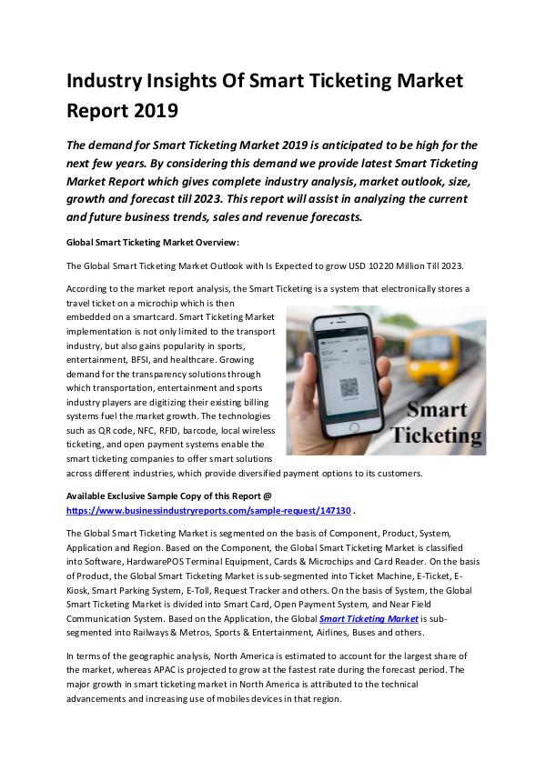 Market Research Reports Global Smart Ticketing Market Report 2019-converte