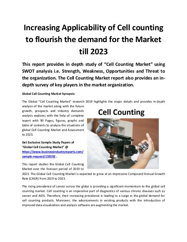 Global Cell counting Market 2023