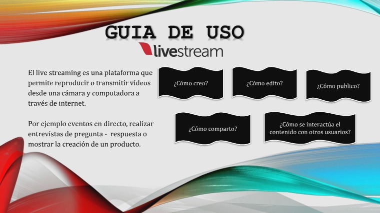 Guia de uso Video Streaming