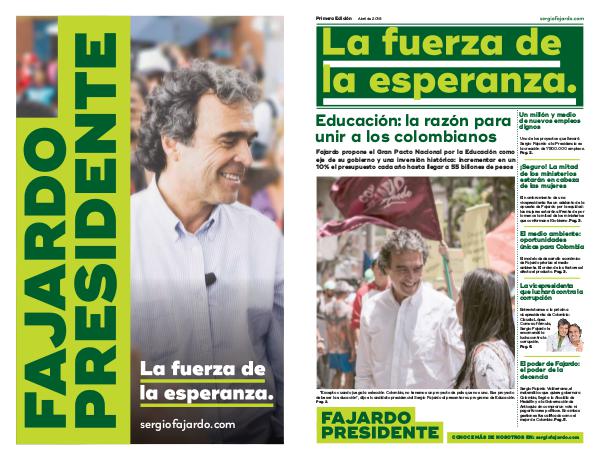 Periodico Sergio fajardo PEQUEÑO