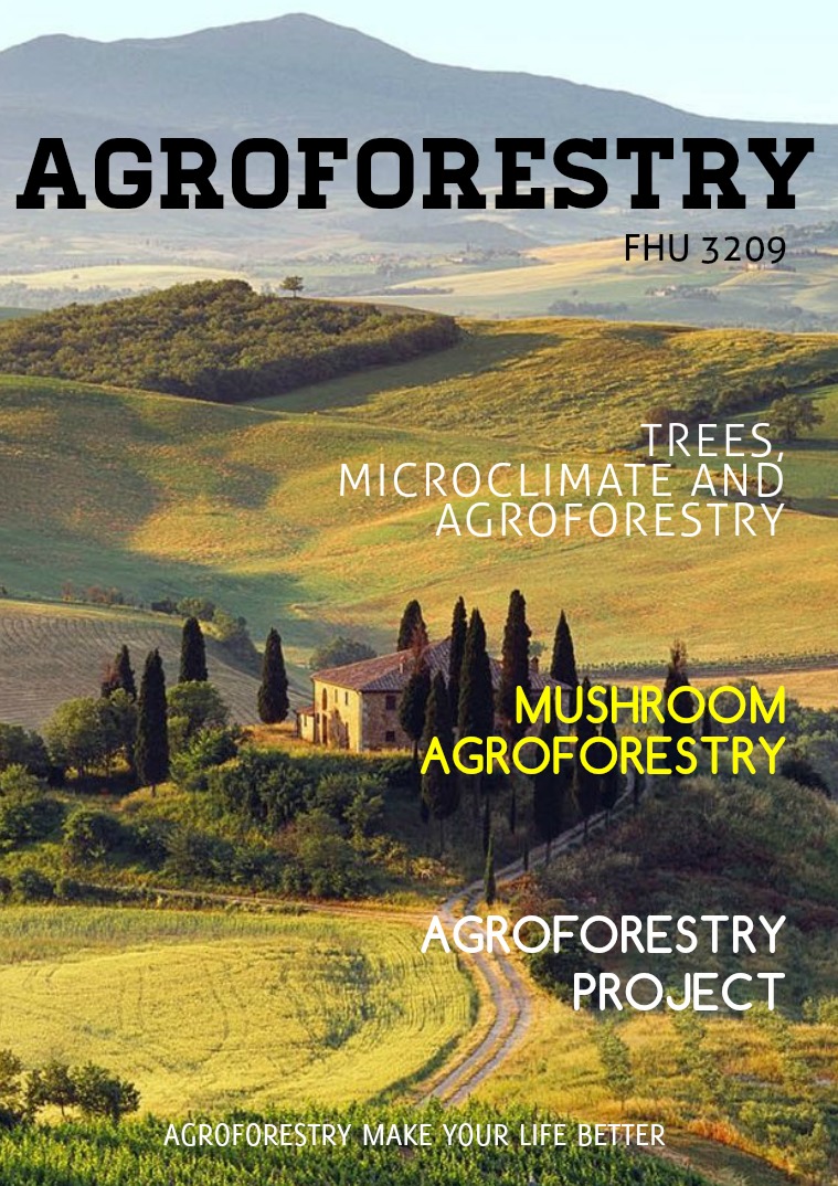 FHU 3209: AGROFORESTRY FHU 3209: AGROFORESTRY