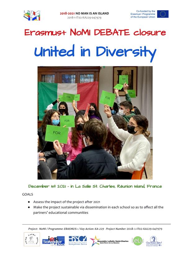 ERASMUS+ NoMI Debate - Partners' Schools Commitments