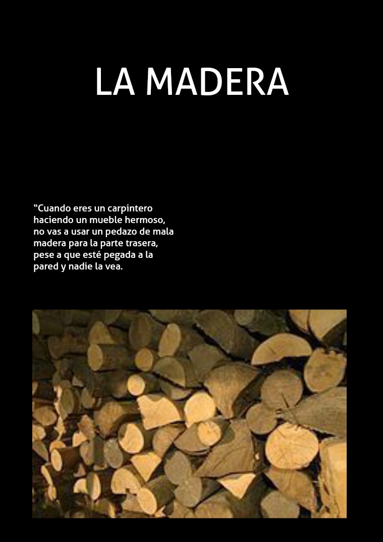 LA MADERA MATERIAL DE CONSTRUCCION SACADO DE LOS ARBOLES