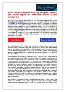 VPN Market share research by applications and regions for 2018-2024