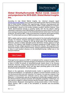 Dimethylformamide Market trends research and projections for 2025