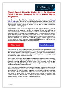 Benzyl Chloride Market - Share, Growth, Analysis, Forecast to 2025