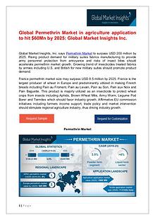 Permethrin Market to surpass 30 Kilo tons by 2025