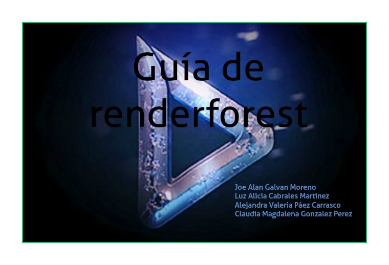 how to use renderforest (clone)