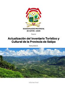 Inventario Turístico Satipo-Perú | Selva Central | Turismo | Mapa