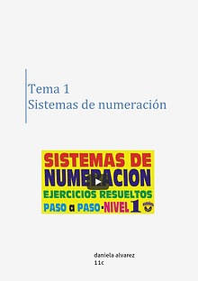 sistemas de numeracion