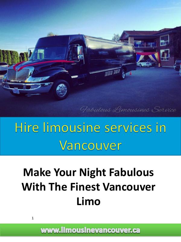 Hire Party Bus in Vancouver