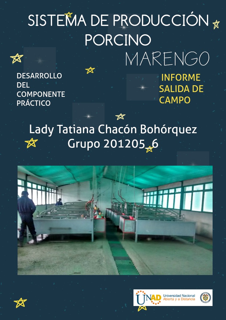 Informe práctica sistema de producción porcino_Lady Chacón Sistema de producción porcino UNAD _ Lady Chacón