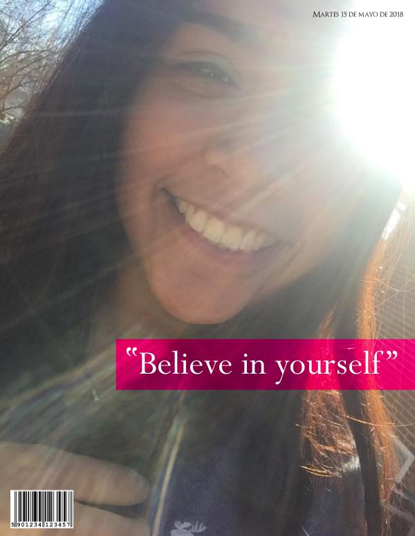 Revista Believe in your self REVISTA SARAI