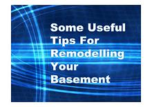 All About Basement Finishing