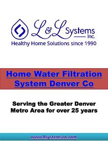 Water Treatment Companies Denver