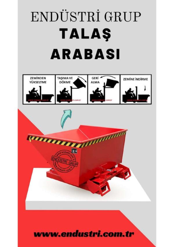 Talaş Arabası Devirmeli Cnc torna freze talaş hurda taşıma arabası Talaş Arabası Devirmeli Cnc torna freze talaş hurda taşıma arabası