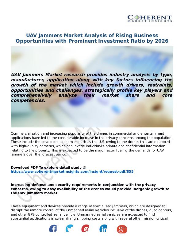 ICT RESEARCH REPORTS UAV-Jammers-Market