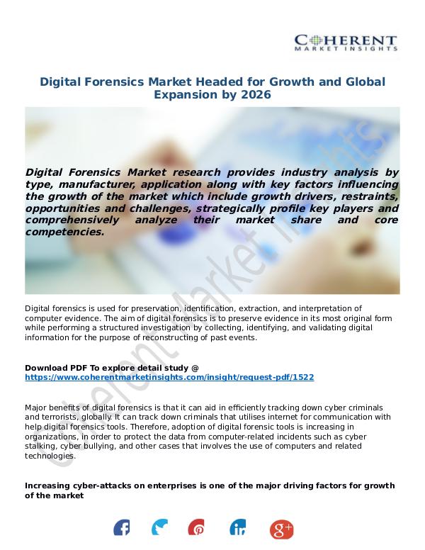 ICT RESEARCH REPORTS Digital-Forensics-Market