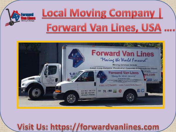 Local Moving Company Best Local Moving Company | Forward Van Lines