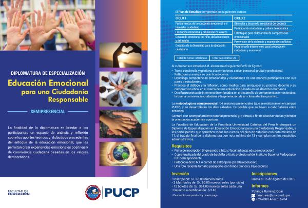 Diplomatura-Educación emocional para una ciudadanía responsable Diplomaturas Especialización Educación emocional