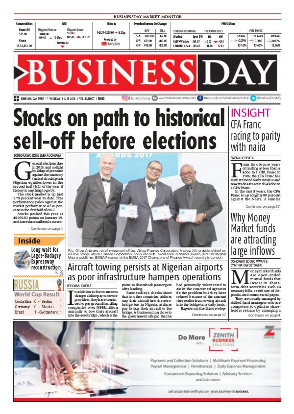 BusinessDay Nigeria BusinessDay 18 Jun 2018