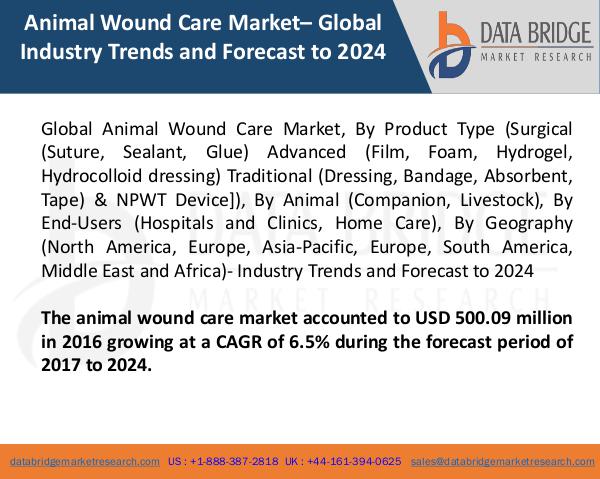 Global Animal Wound Care Market