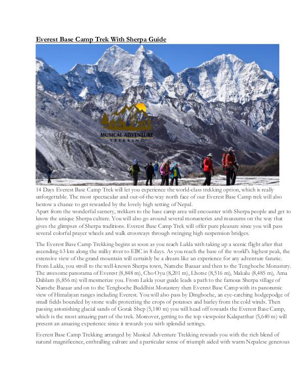 10-Days Annapurna Base Camp Trek in the Himalayas Everest Base Camp Trek With Sherpa Guide