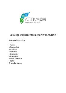 Catalogo Deportivo