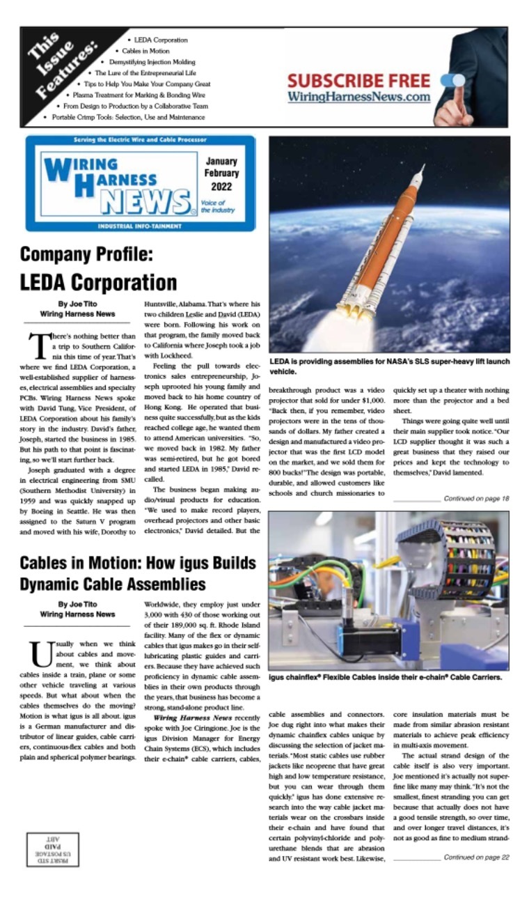 Wiring Harness News Jan-Feb 2022