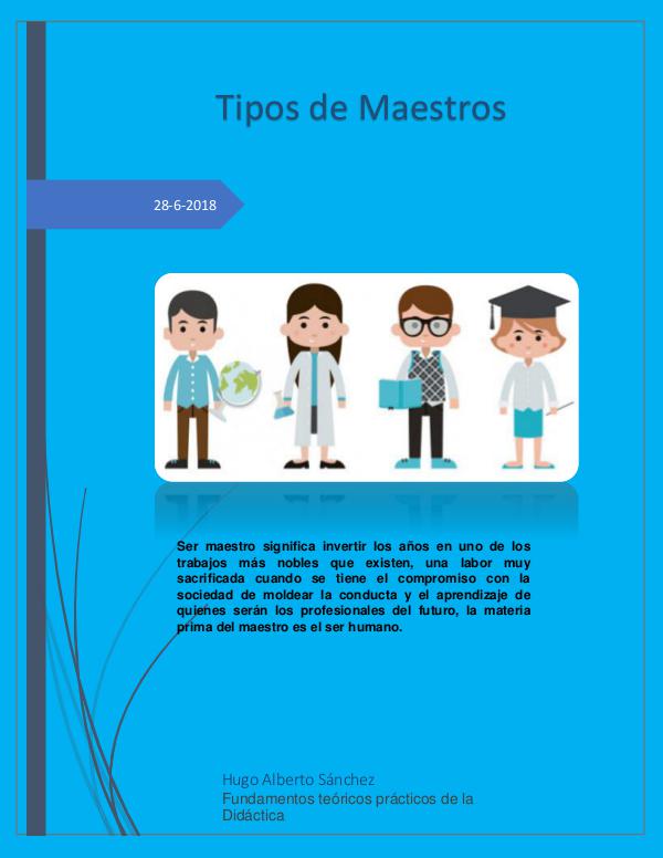 Tipos de Docentes Tipos de Docentes