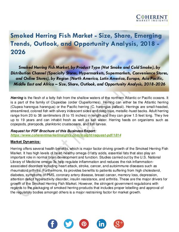 Smoked Herring Fish Market by Applications, Region, Type and Top Play Smoked Herring Fish Market