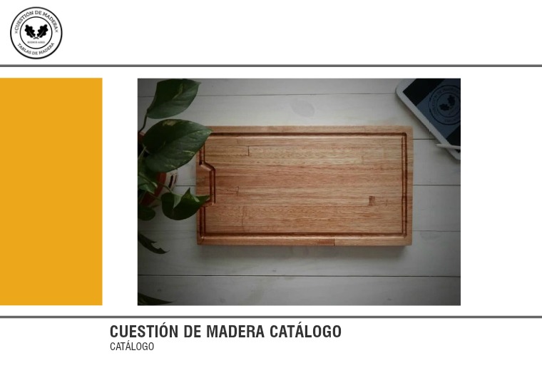 Catálogo Cuestión de Madera Catálogo