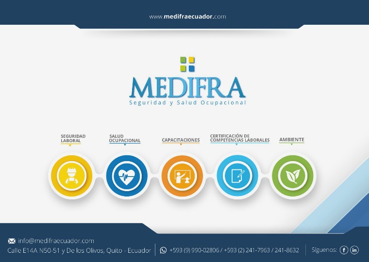 MEDIFRA Seguridad y Salud Ocupacional BROCHURE DOBLE CERTIFICACIÓN