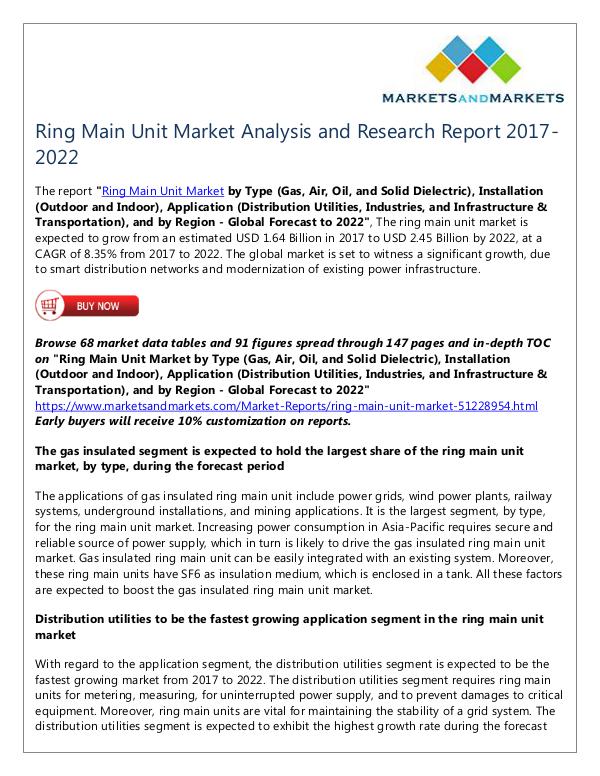 Energy and Power Ring Main Unit Market