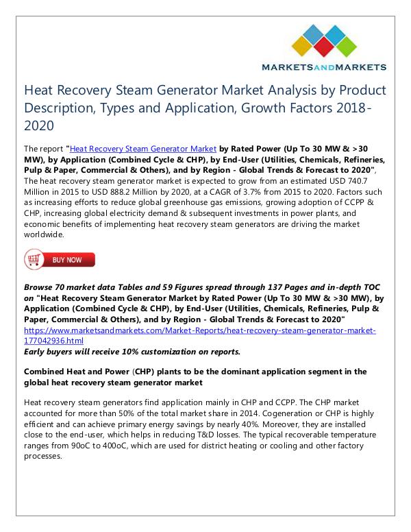 Energy and Power Heat Recovery Steam Generator Market