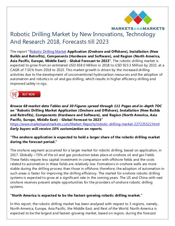 Robotic Drilling Market