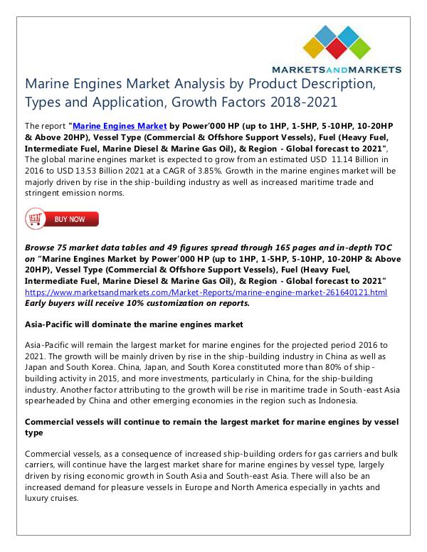 Marine Engines Market