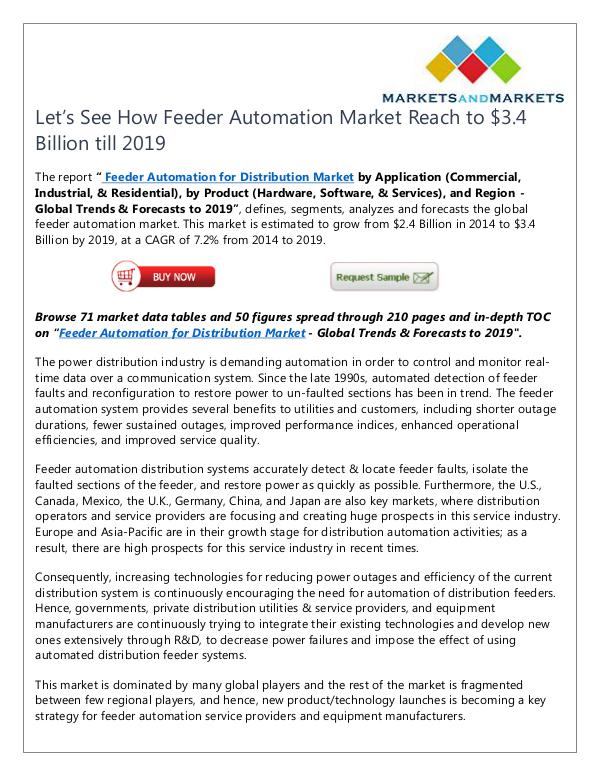 Energy and Power Feeder Automation Market